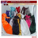 Double Drop Mens Bosys Scrunchie Ruche Wedding Polyester Tie Cravat (B8082)