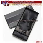 Valentine Day Gift Promotion Items Polyester Necktie Bow Tie Gift Sets (B8053)