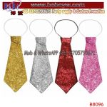 Unisex Glitter Tie Neck Tie Fancy Dress Costume Mens 1980s Disco Party Accessory (B8096)