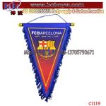 Sports Club Flag Events Hanging Triangle Banners Custom Soccer Flag (C1119)