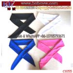 Custom Logo Scarf Sports Head Ties Back Headbands Sweatbands for Running (C1055)