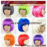 Birthday Party Products China Yiwu Afro Wig Party Wig Party Synthetic Wig Yiwu Agent (C3053)