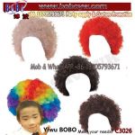 Birthday Party Items Kids Curly Afro Pop Clowen Wig Birthday Gifts Party Supplies (C3026)