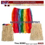 Child Raffia Hula Skirt with Flowers