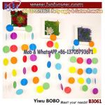 Paper Circle Dots Garland Colorful Hanging Banner Paper Garland Birthday Party Wedding Decor