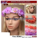 Flower Festival Wedding Garland Forehead Brow Band Hair Headband