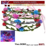 Birthday Gifts LED Flower Headband Floral Flower Hairband Light-up Crown Wedding Crown