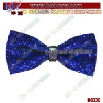 Party Tie Carnival Party Men’s Bow Ties Glitter with Rhinestone Mardi Gras Bow Tie
