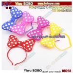 Light Up Bow Ties Hair Band Headband Birthday Party Items Led Flashing Headband Birthday Party Favor
