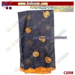 Custom Made Digital Print Custom Logo Pumpkin Scarf halloween Scarves Silk Scarf Scarf Gift