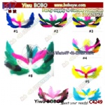 Halloween Costume Carnival Feather Mask Masquerade Mask Party Mask Party Favor