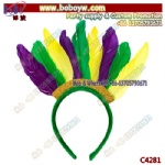 Mardi Gras Feather Headbands