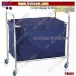 Wholesale stainless steel hotel hospital housekeeping laundry cart trolley linen cart