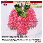 Artificial Wisteria Flower Hanging Plant Garland Green Leaves  Westeria Artificial Flower Wedding Silk Flowers Decoration