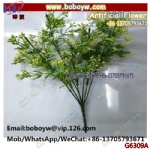 Artificial Plants Fake Flowers UV Resistant Faux Green Greenery Fake Plastic Flowers Shrubs Plants Hanging Planter Home Garden