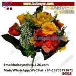 Sunflower Artificial Flower Bouquet  Factory Wholesale Silk Flowers Wedding Home Decoration Artificial Flower