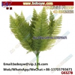 Plastic Plants Persian Grass Fern Leaves Head Faux Bush Artificial Ferns Plants Bushes Fake Boston Fern Shrubs Plastic Plant