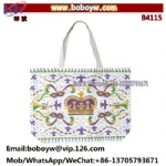 Mardi Gras Tote Bag Custom Holiday Mardi Gras  Canvas Beads Bags Party Bag