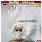 Carnival Costumes Party Mask Face Mask Feather Crafts Halloween Party Feather Mask