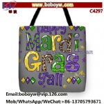 Happy Mardi Gras Beads Festival Costume Gift T-Shirt Julie Hurst Transparent Party Supply
