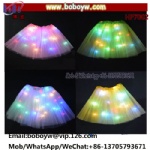 Glowing Light LED Adult Girls Kids Tulle Tutu Skirt Party Costume Ballet Dance