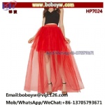 Women's Vintage Steam Punk Rock Gothic Tutu Skirt Cocktail Party Costume Mesh High Waist Tulle Skirt