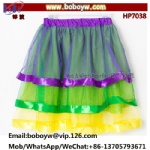 Layer TuTu W Satin Ribbon Halloween Costumes Dance  Dress Mardi Gras Supply