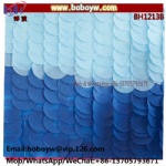 Tissue Paper Polka Dot Hanging Curtain Streamer for Birthday Wedding Mermaid Pastel Tissue Paper Backdrop Party Decoration