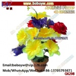 Daffodil In Pot Bouquet Narcissus 18 Branch Ornament Spring Flower Artificial