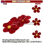 Artificial Flowers Decoration Felt Flowers Red Garland Party Flower Banner Spring Flowers Girland 125CM Party Banner