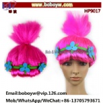 Factory Wholesale Carnival Costumes Halloween Wig Party Supplies Trolls Wig Birthday Party Products